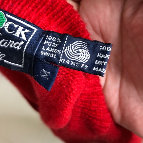 Men’s Vintage Woodstock Bernard Wool Sweater Vest - Picture 10 of 10